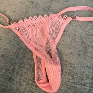 Pink thong